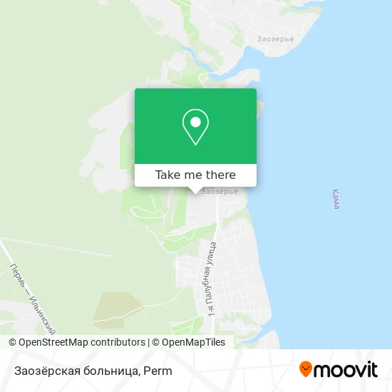 Заозёрская больница map