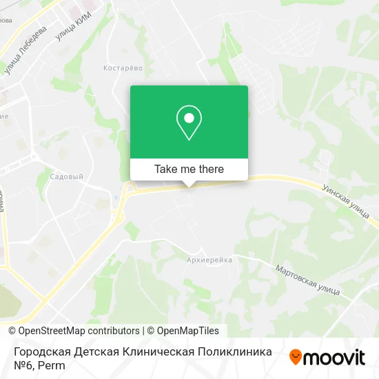 Городская Детская Клиническая Поликлиника №6 map