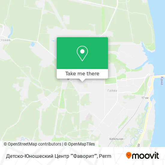 Детско-Юношеский Центр ""Фаворит"" map