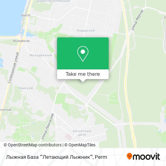 Лыжная База ""Летающий Лыжник"" map