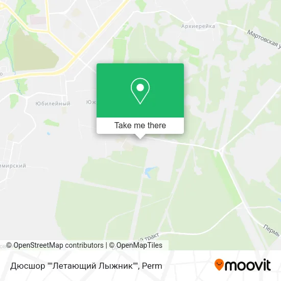 Дюсшор ""Летающий Лыжник"" map