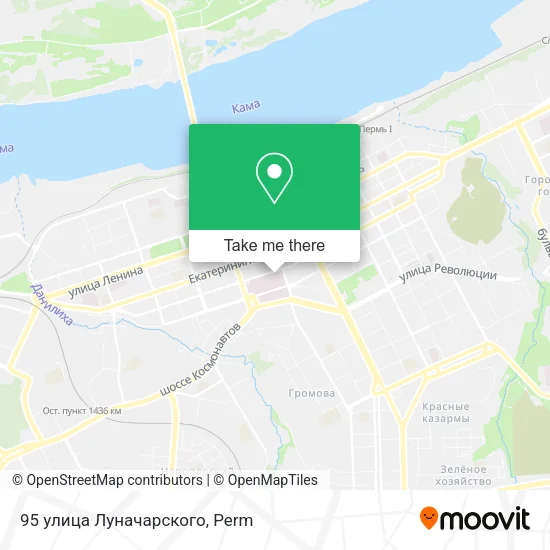 95 улица Луначарского map