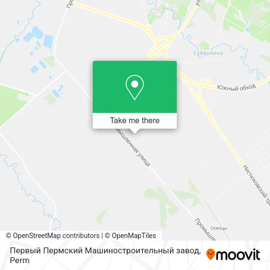 Первый Пермский Машиностроительный завод map