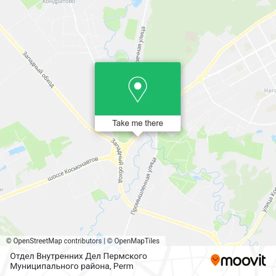 Отдел Внутренних Дел Пермского Муниципального района map