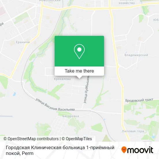 Городская Клиническая больница 1-приёмный покой map