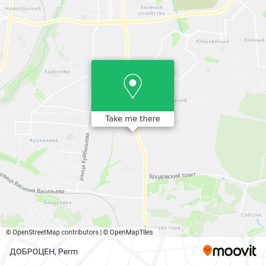 ДОБРОЦЕН map