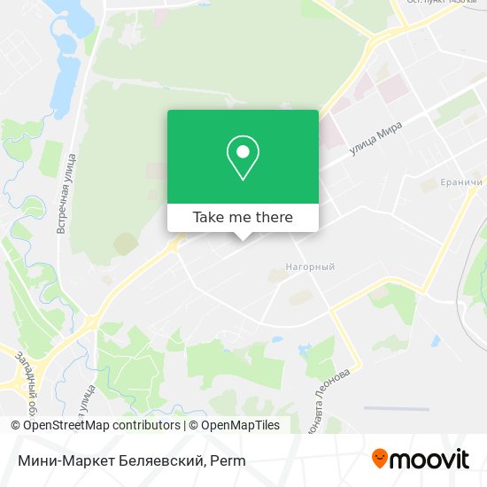 Мини-Маркет Беляевский map