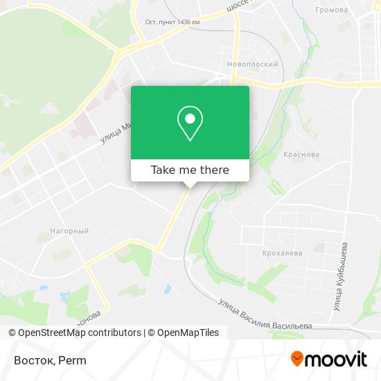 Восток map