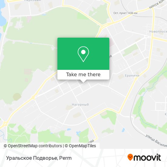 Уральское Подворье map