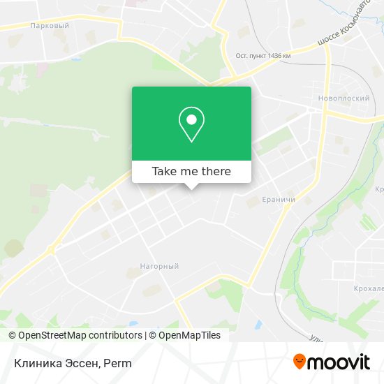 Клиника Эссен map