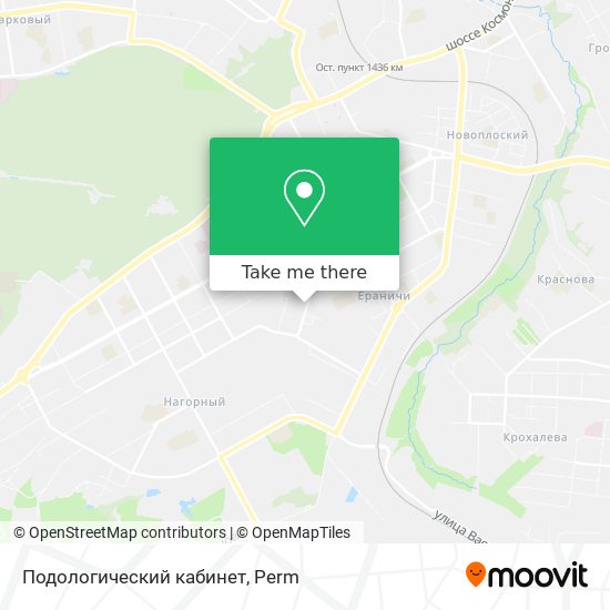 Подологический кабинет map