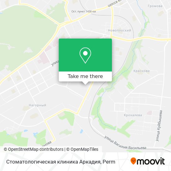 Стоматологическая клиника Аркадия map