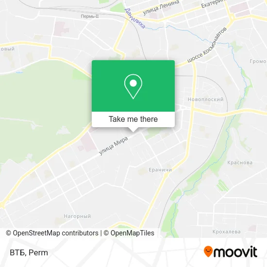 ВТБ map