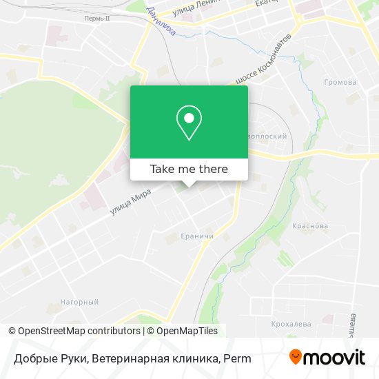 Добрые Руки, Ветеринарная клиника map