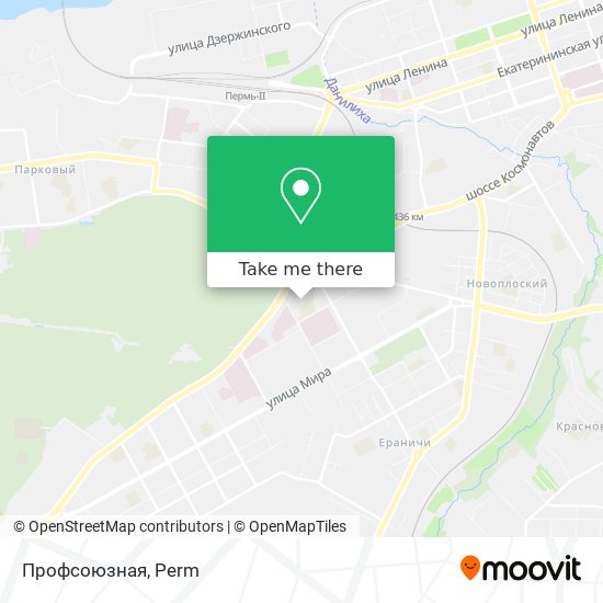 Профсоюзная map
