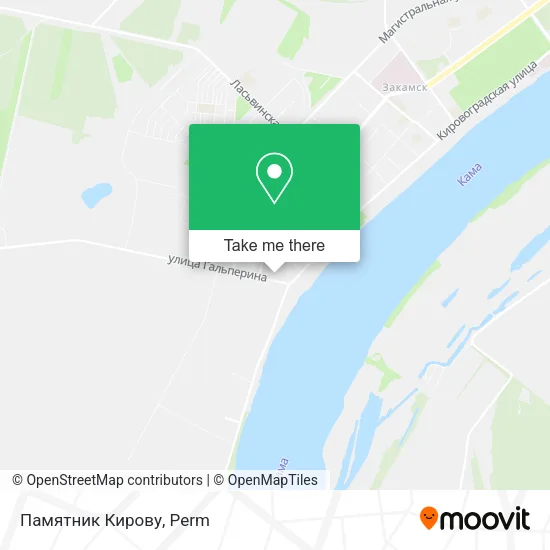 Памятник Кирову map