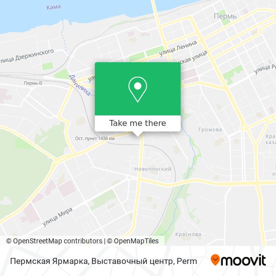 Пермская Ярмарка, Выставочный центр map