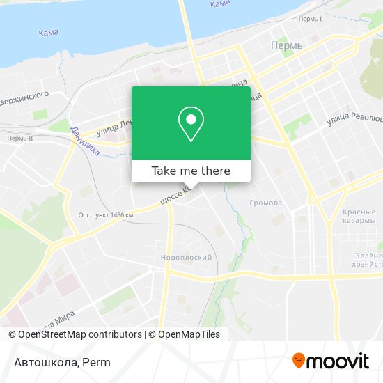 Автошкола map