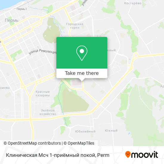 Клиническая Мсч 1-приёмный покой map