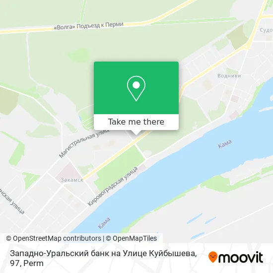 Западно-Уральский банк на Улице Куйбышева, 97 map