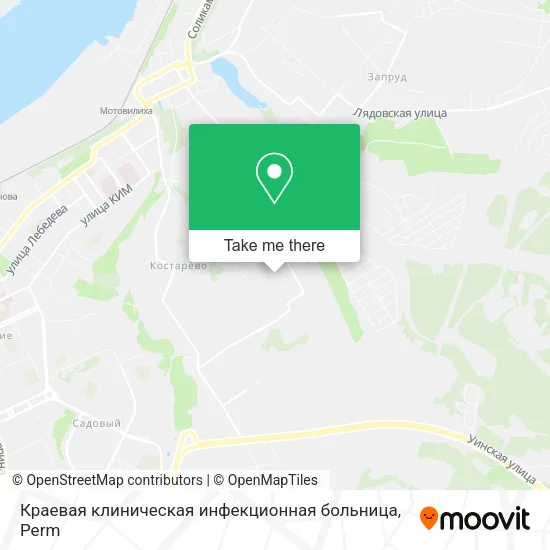 Краевая клиническая инфекционная больница map