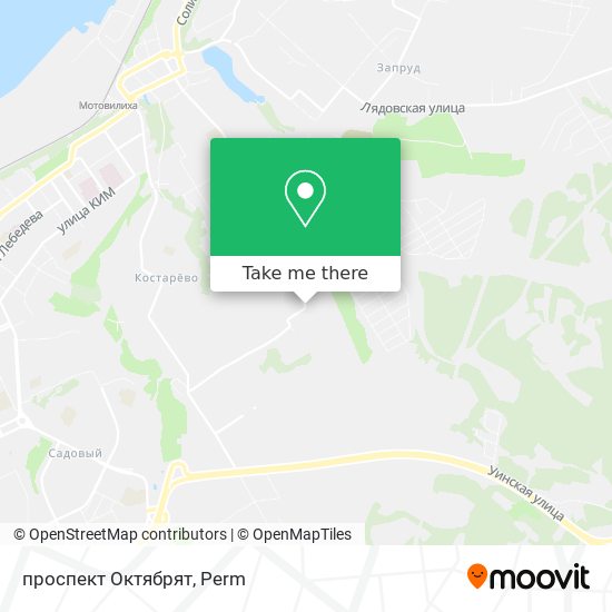 проспект Октябрят map