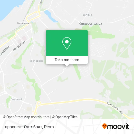 проспект Октябрят map