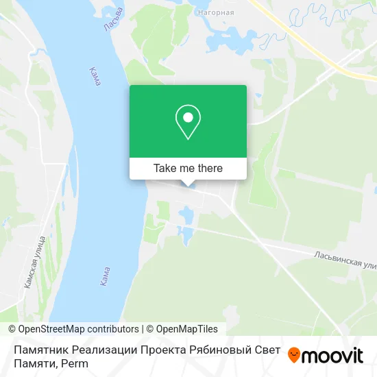 Памятник Реализации Проекта Рябиновый Свет Памяти map