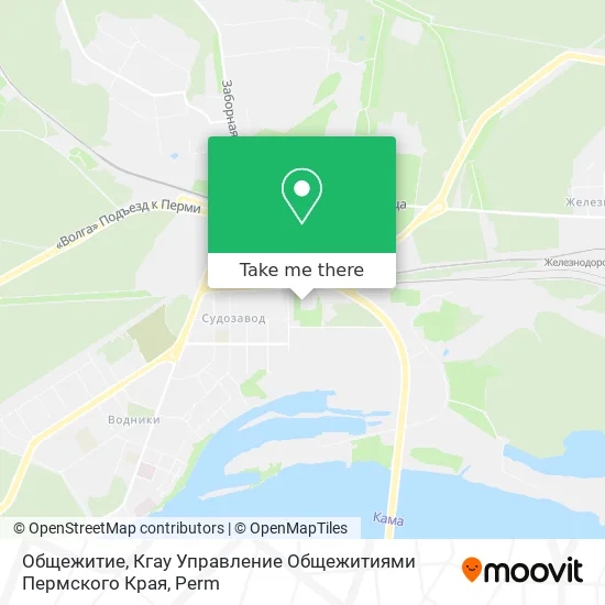 Общежитие, Кгау Управление Общежитиями Пермского Края map