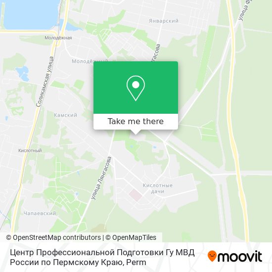 Центр Профессиональной Подготовки Гу МВД России по Пермскому Краю map