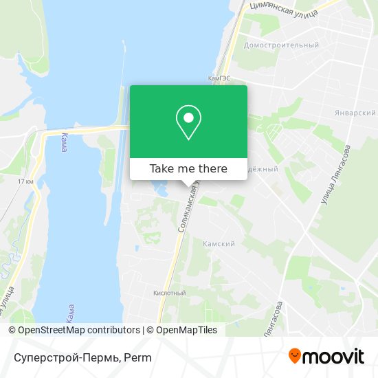 Суперстрой-Пермь map