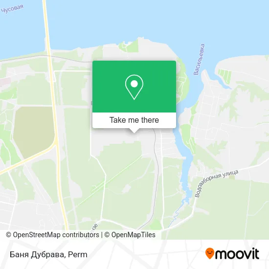Баня Дубрава map