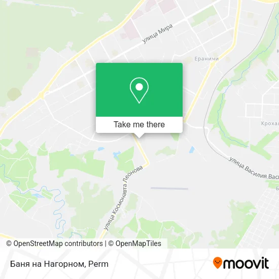 Баня на Нагорном map