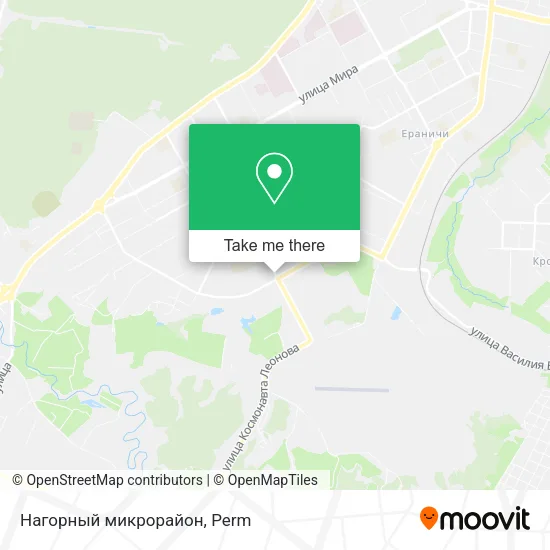 Нагорный микрорайон map
