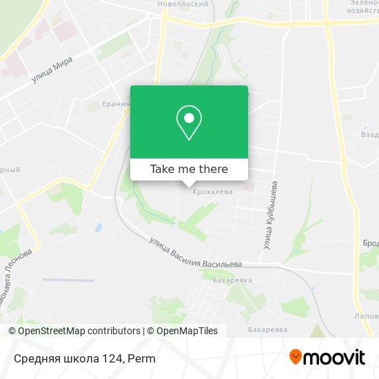 Средняя школа 124 map