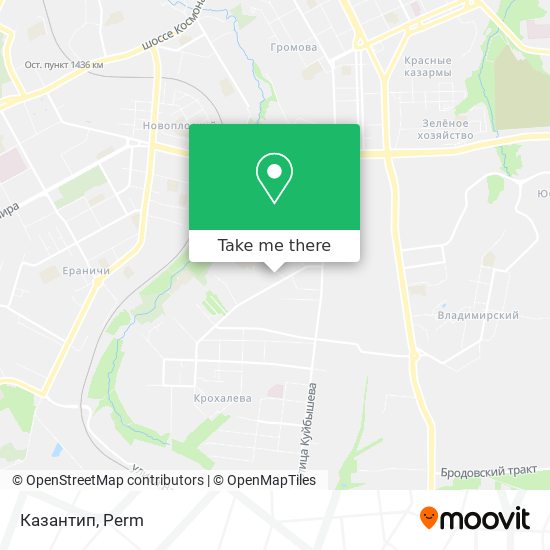 Казантип map