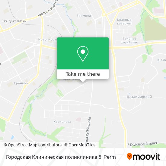 Городская Клиническая поликлиника 5 map