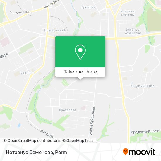 Нотариус Семенова map