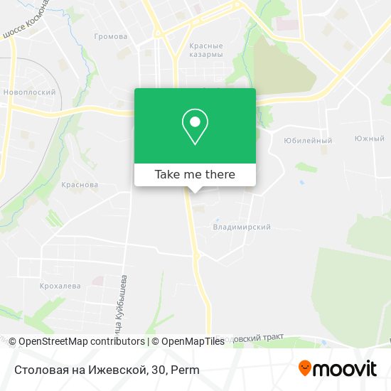 Столовая на Ижевской, 30 map