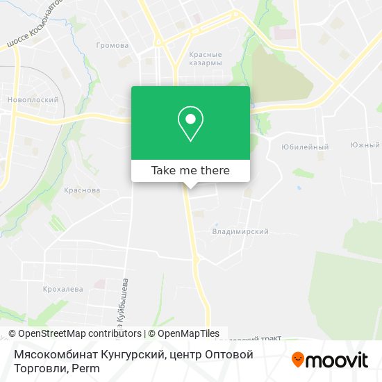Мясокомбинат Кунгурский, центр Оптовой Торговли map