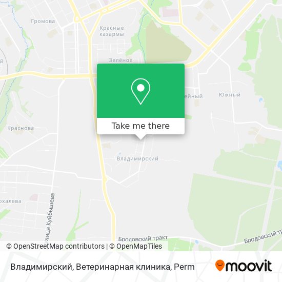 Владимирский, Ветеринарная клиника map