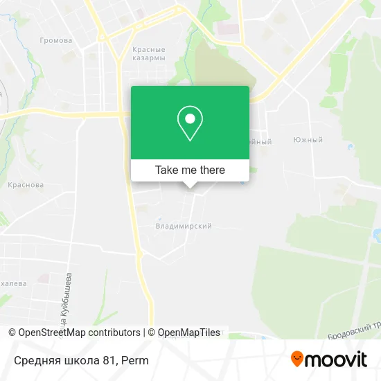 Средняя школа 81 map