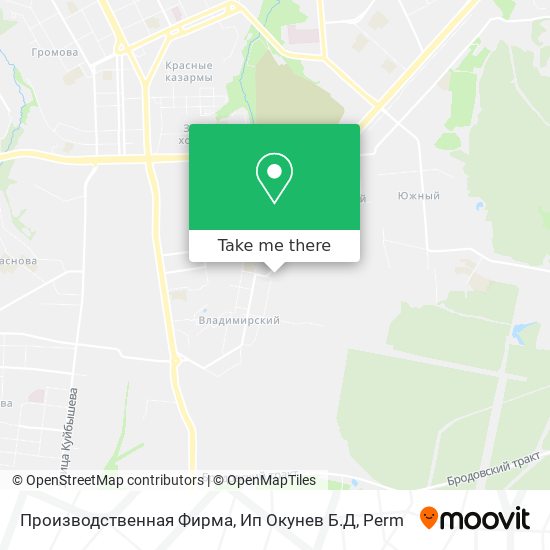 Производственная Фирма, Ип Окунев Б.Д map