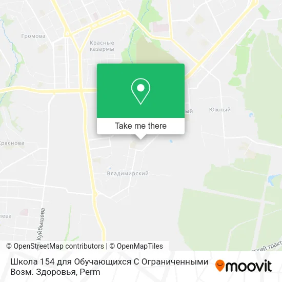 Школа 154 для Обучающихся С Ограниченными Возм. Здоровья map