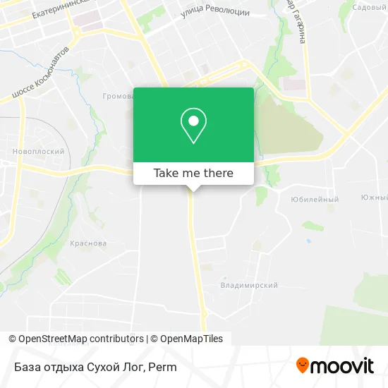 База отдыха Сухой Лог map