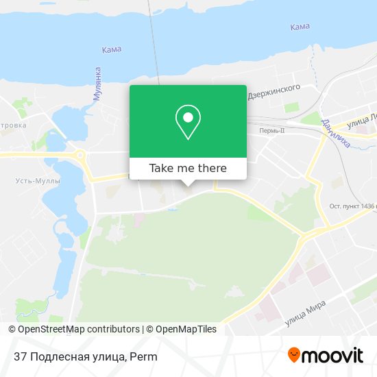 37 Подлесная улица map
