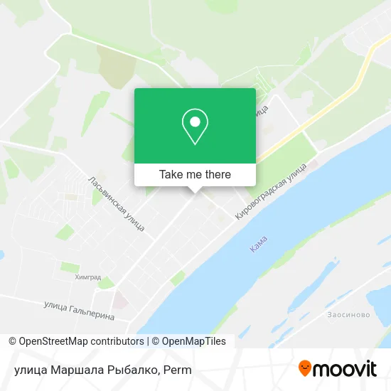 улица Маршала Рыбалко map