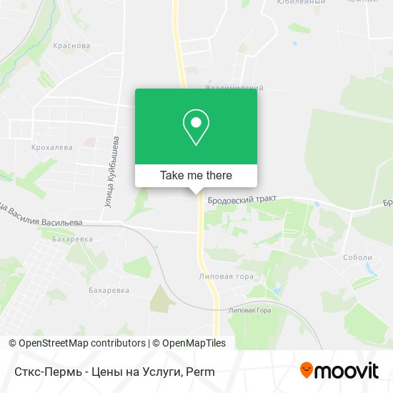 Сткс-Пермь - Цены на Услуги map