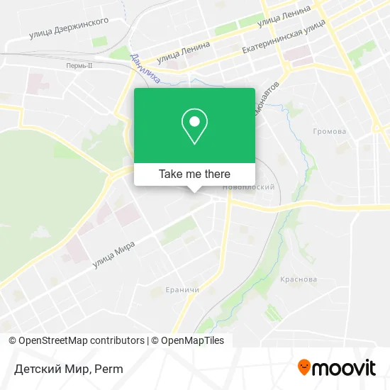 Детский Мир map