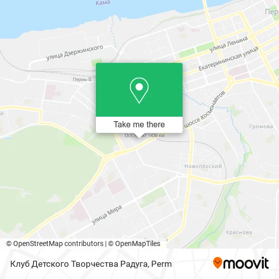 Клуб Детского Творчества Радуга map